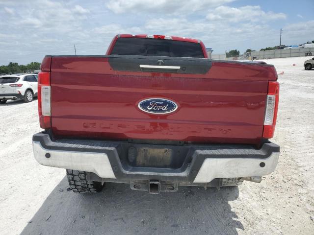 1FT7W2BT8JEB87363 - 2018 FORD F250 SUPER DUTY RED photo 6