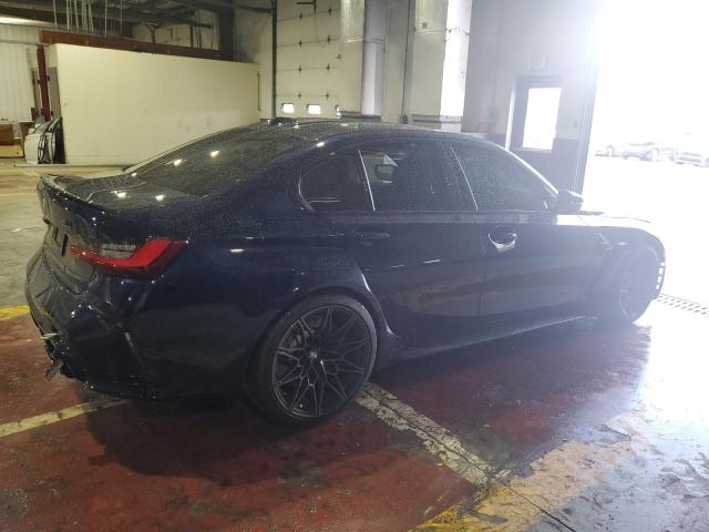 WBS43AY0XRFR88684 - 2024 BMW M3 COMPETITION BLUE photo 3