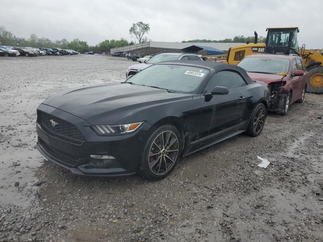 1FATP8UH2H5258967 - 2017 FORD MUSTANG BLACK photo 1