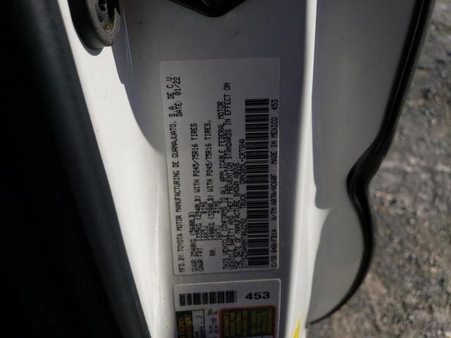 3TYSZ5AN8NT062292 - 2022 TOYOTA TACOMA ACCESS CAB Ақ фото 12