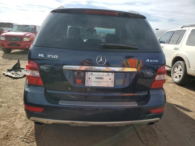 4JGBB8GB5BA693343 - 2011 MERCEDES-BENZ ML 350 4MATIC BLUE photo 6