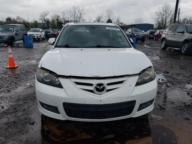 JM1BK323171610490 - 2007 MAZDA 3 S WHITE photo 5