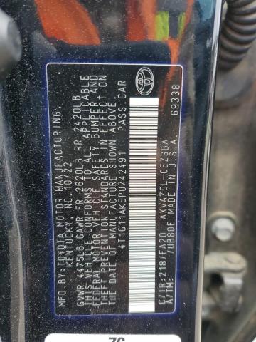 4T1G11AK5PU742491 - 2023 TOYOTA CAMRY SE NIGHT SHADE BLACK photo 13