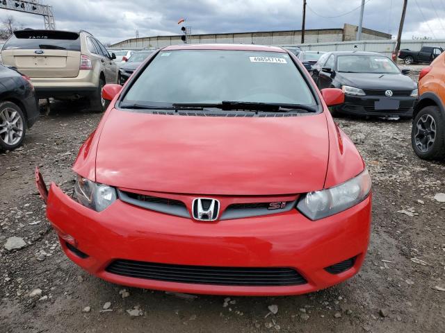 2HGFG21586H706845 - 2006 HONDA CIVIC SI RED photo 5