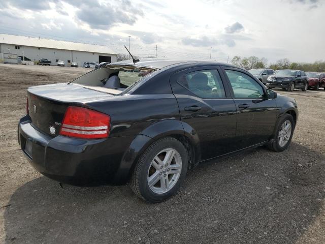 1B3LC56KX8N116512 - 2008 DODGE AVENGER SXT BLACK photo 3