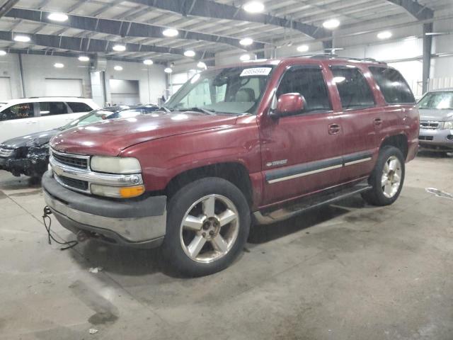 1GNEK13T01J198092 - 2001 CHEVROLET TAHOE K1500 MAROON photo 1