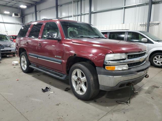 1GNEK13T01J198092 - 2001 CHEVROLET TAHOE K1500 MAROON photo 4