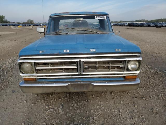 F10YKM07079 - 1971 FORD F-100 BLUE photo 5