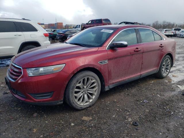 1FAHP2F87DG181298 - 2013 FORD TAURUS LIMITED RED photo 1