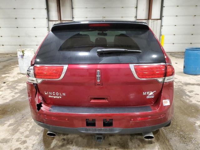 2LMDJ8JK5DBL42710 - 2013 LINCOLN MKX RED photo 6