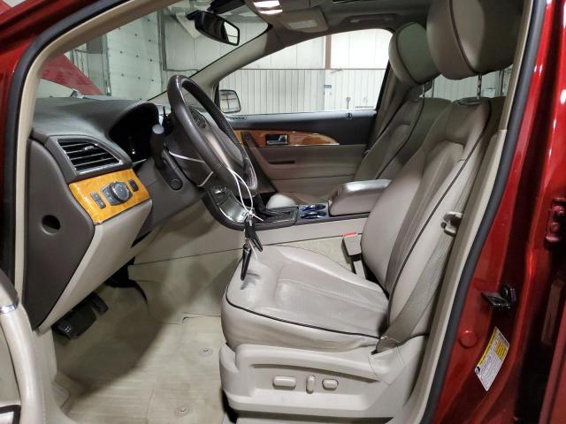 2LMDJ8JK5DBL42710 - 2013 LINCOLN MKX RED photo 7