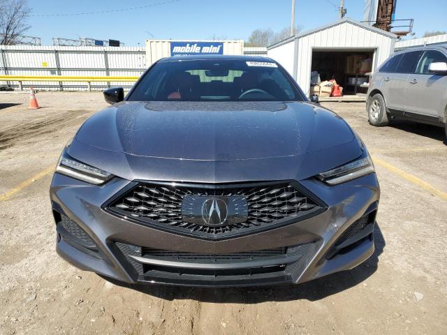19UUB6F58MA007054 - 2021 ACURA TLX TECH A GRAY photo 5