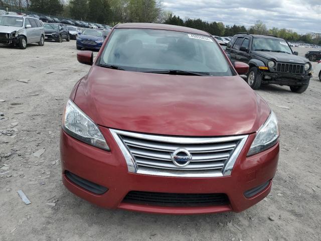 3N1AB7AP3FL674502 - 2015 NISSAN SENTRA S RED photo 5