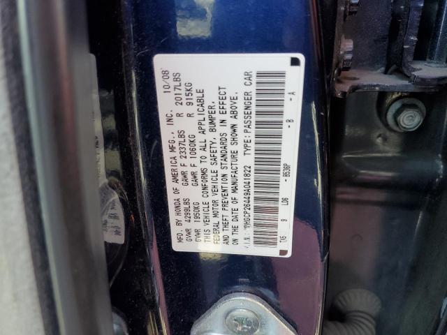 1HGCP26449A041822 - 2009 HONDA ACCORD LXP BLUE photo 12