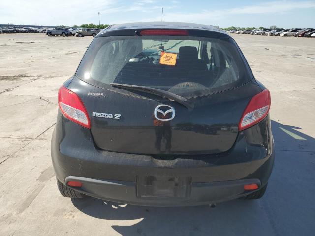 JM1DE1HY7B0123509 - 2011 MAZDA MAZDA2 BLACK photo 6