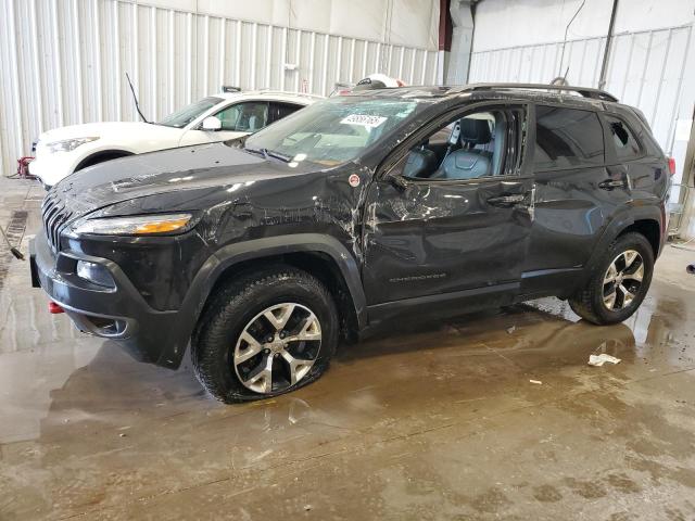 1C4PJMBS6GW163826 - 2016 JEEP CHEROKEE TRAILHAWK BLACK photo 1