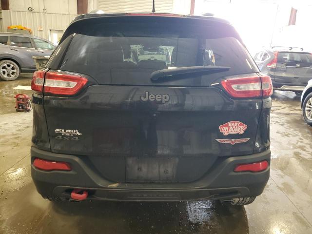 1C4PJMBS6GW163826 - 2016 JEEP CHEROKEE TRAILHAWK BLACK photo 6