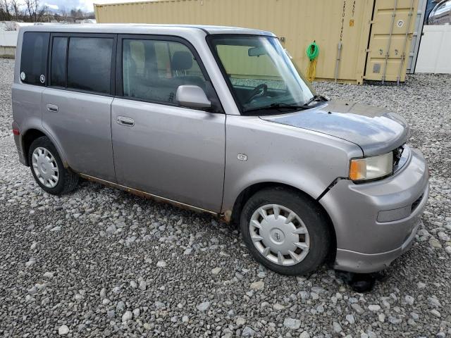 JTLKT324264124746 - 2006 TOYOTA SCION XB SILVER photo 4