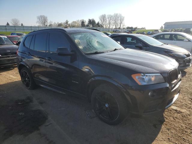 5UXWX9C53D0A08215 - 2013 BMW X3 XDRIVE28I BLACK photo 4