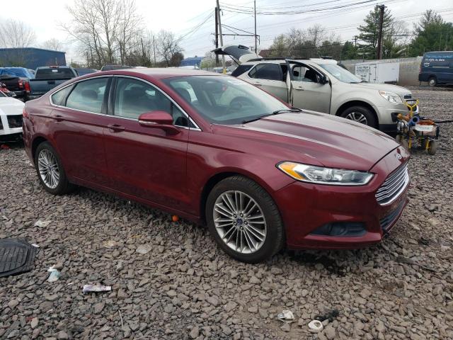 3FA6P0HR8DR355227 - 2013 FORD FUSION SE MAROON photo 4