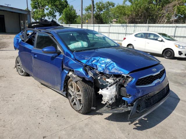 3KPF34AD2KE073617 - 2019 KIA FORTE GT LINE BLUE photo 4