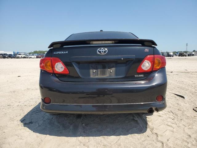 2T1BU4EE7AC485317 - 2010 TOYOTA COROLLA BASE BLACK photo 6