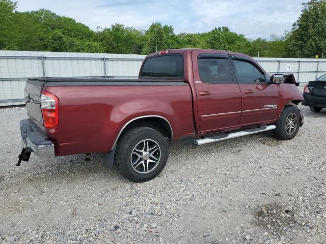 5TBET341X6S554145 - 2006 TOYOTA TUNDRA DOUBLE CAB SR5 BURGUNDY photo 3