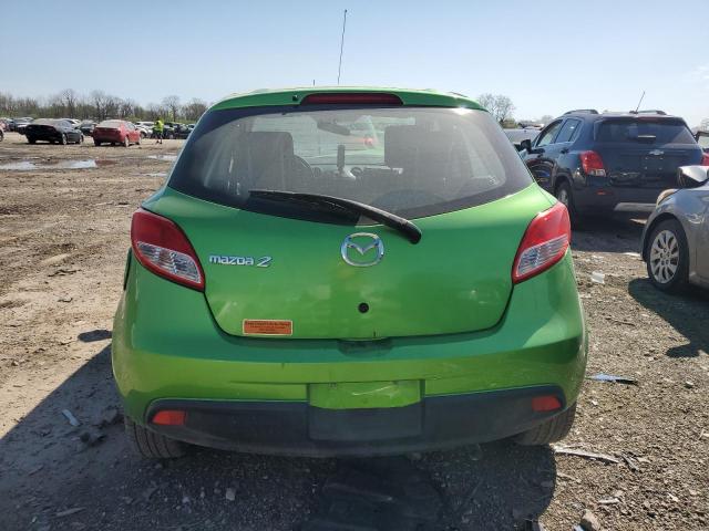 JM1DE1KY6D0155914 - 2013 MAZDA MAZDA2 GREEN photo 6