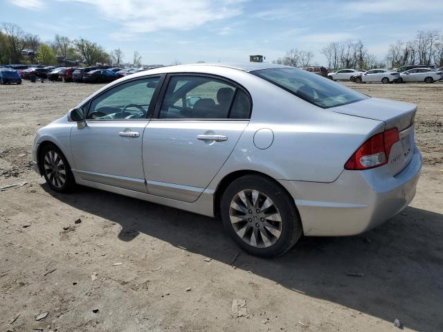 19XFA1F81AE046911 - 2010 HONDA CIVIC EX SILVER photo 2