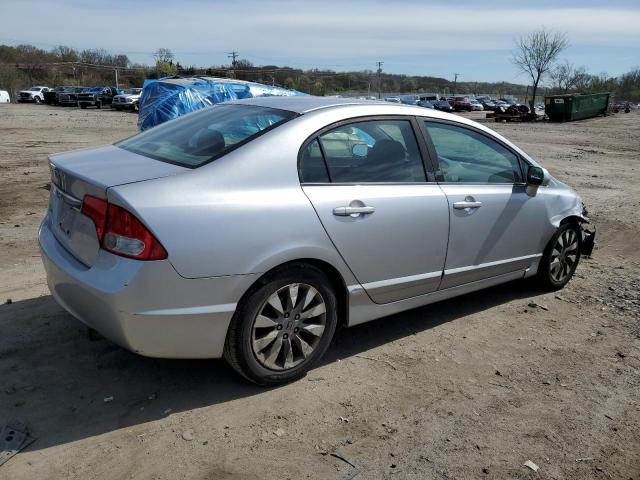 19XFA1F81AE046911 - 2010 HONDA CIVIC EX SILVER photo 3