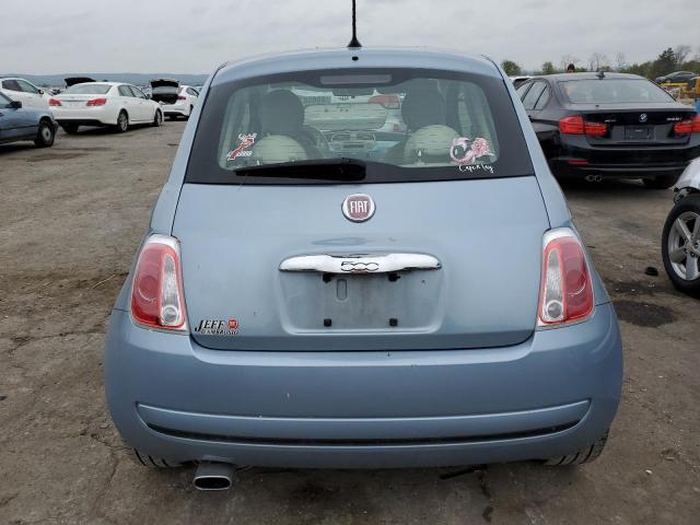 3C3CFFAR0ET293974 - 2014 FIAT 500 POP BLUE photo 6