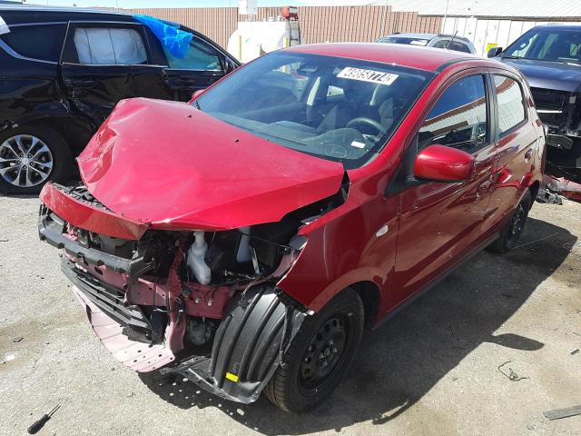 ML32AUHJ0RH007879 - 2024 MITSUBISHI MIRAGE ES RED photo 1