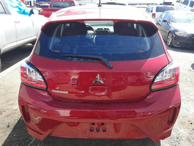 ML32AUHJ0RH007879 - 2024 MITSUBISHI MIRAGE ES RED photo 6