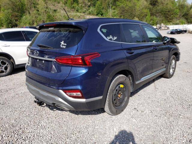 5NMS23AD8LH257210 - 2020 HYUNDAI SANTA FE SE BLUE photo 3