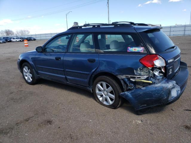 4S4BP61C567304467 - 2006 SUBARU LEGACY OUTBACK 2.5I BLUE photo 2