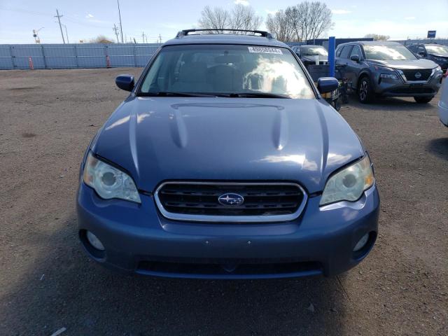 4S4BP61C567304467 - 2006 SUBARU LEGACY OUTBACK 2.5I BLUE photo 5