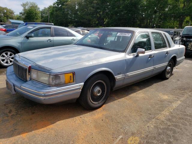 1LNCM81W0MY766610 - 1991 LINCOLN TOWN CAR EXECUTIVE BLUE photo 1
