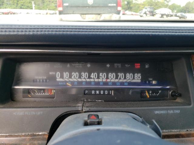 1LNCM81W0MY766610 - 1991 LINCOLN TOWN CAR EXECUTIVE BLUE photo 9