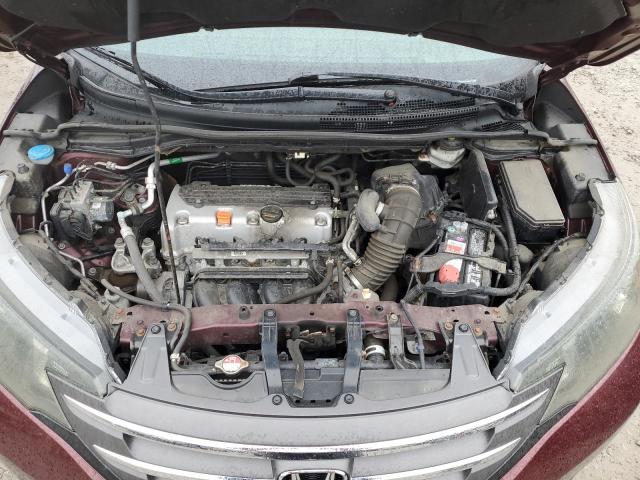 5J6RM4H32EL106290 - 2014 HONDA CR-V LX BURGUNDY photo 12