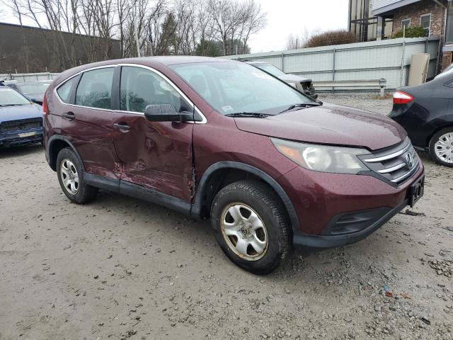 5J6RM4H32EL106290 - 2014 HONDA CR-V LX BURGUNDY photo 4