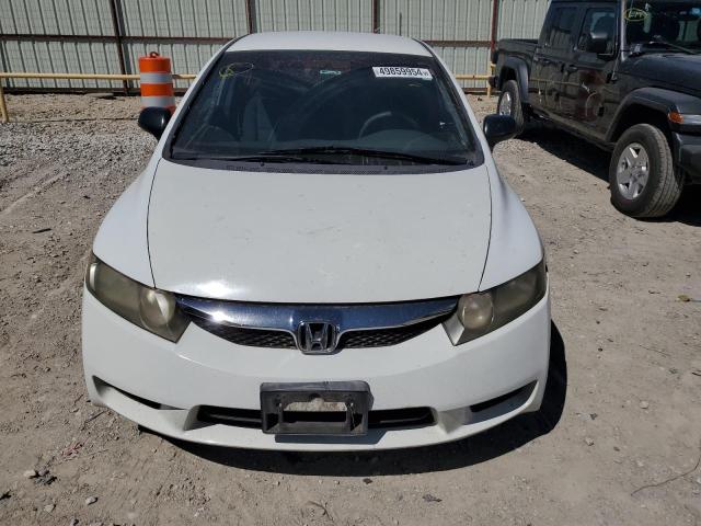 19XFA1F34AE041397 - 2010 HONDA CIVIC VP WHITE photo 5