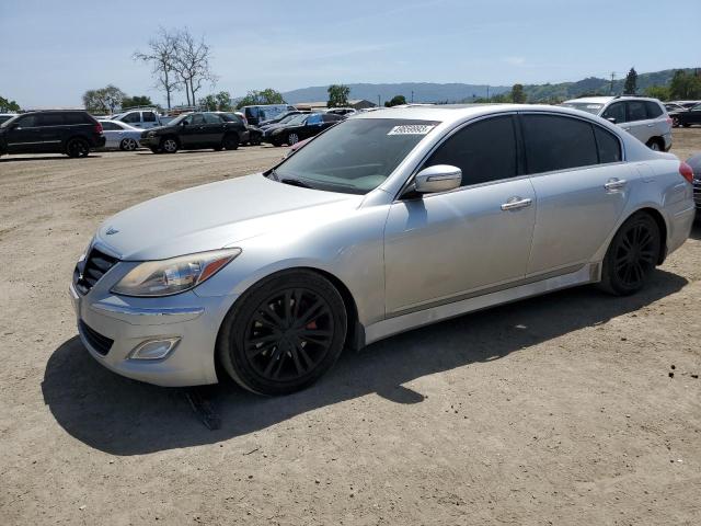 KMHGC4DD1CU201411 - 2012 HYUNDAI GENESIS 3.8L SILVER photo 1