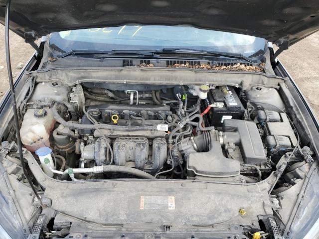 3FA6P0H73HR200279 - 2017 FORD FUSION SE GRAY photo 11