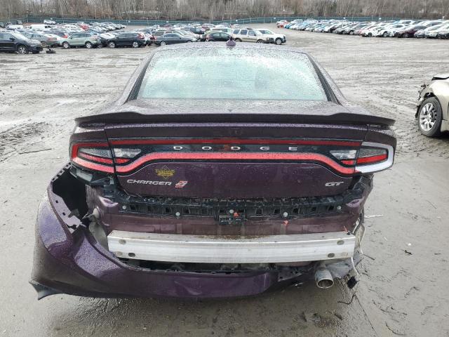 2C3CDXMG0NH104836 - 2022 DODGE CHARGER GT PURPLE photo 6