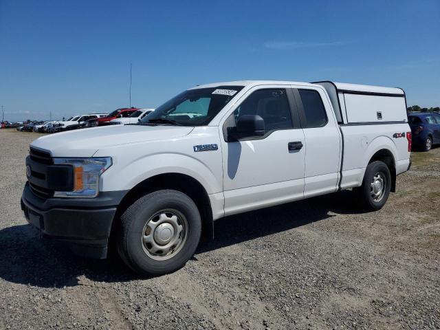 1FTEX1EB3KKC53676 - 2019 FORD F150 SUPER CAB WHITE photo 1