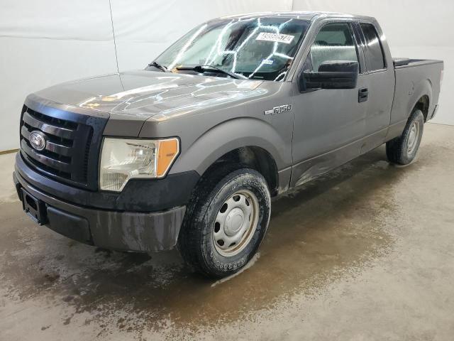 1FTFX1CF5BFB99638 - 2011 FORD F150 SUPER CAB GRAY photo 1