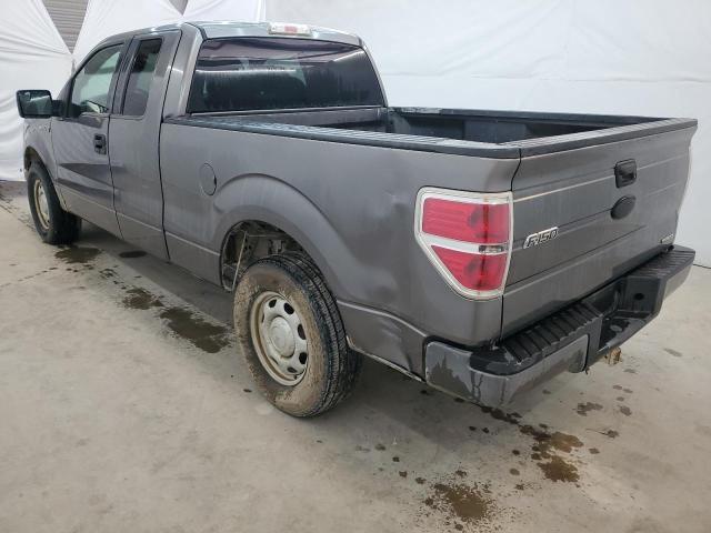 1FTFX1CF5BFB99638 - 2011 FORD F150 SUPER CAB GRAY photo 2