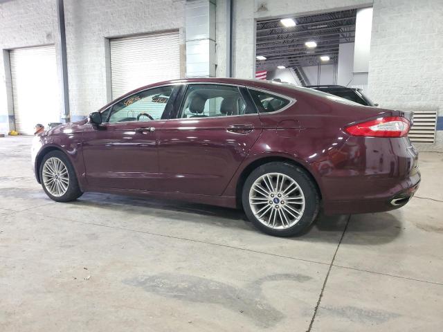 3FA6P0H91DR364237 - 2013 FORD FUSION SE BURGUNDY photo 2