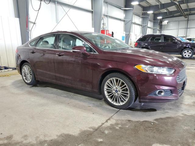 3FA6P0H91DR364237 - 2013 FORD FUSION SE BURGUNDY photo 4