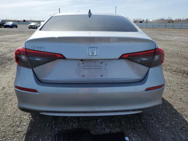 2HGFE2F20NH101141 - 2022 HONDA CIVIC LX GRAY photo 6